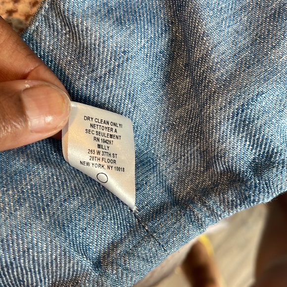 Milly Denim Rie Back Top - Picture 10 of 13